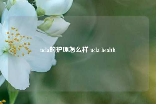 ucla的护理怎么样 ucla health